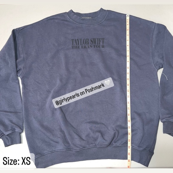 Taylor Swift Exclusive Eras Tour Crewneck Sweater Official Merch NEW - Picture 3 of 16